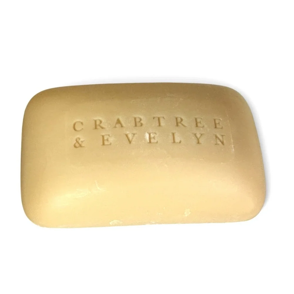 TWO NEW Crabtree‎ Evelyn SUMMER HILL Single Bar Bath Soap 100g 3.5 DISCONTINUED